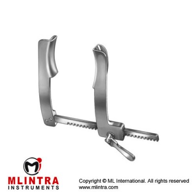 Castaneda Rib Spreader For Infants Aluminium, Size of Lateral Blades - Spread 15 x 60 mm - 120 mm Castaneda Rib Spreader For Infants Aluminium, Size of Lateral Blades - Spread 15 x 60 mm - 120 mm